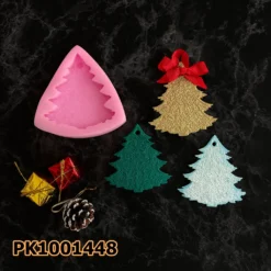 PK1001448 - Silikon Kalıp Mum Kalıbı - Yılbaşı Çam Ağacı