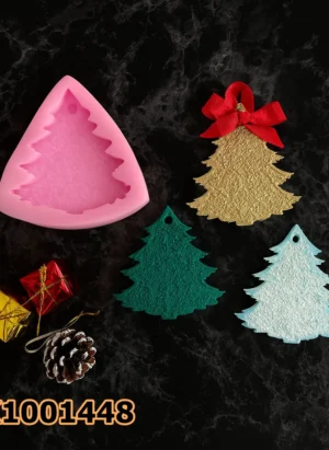 PK1001448 - Silikon Kalıp Mum Kalıbı - Yılbaşı Çam Ağacı