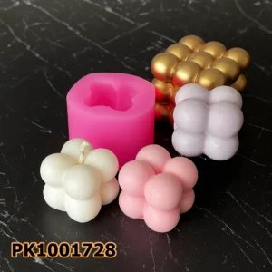 PK1001728 - Silikon Kalıp Mum Kalıbı - Bubble Küçük Boy