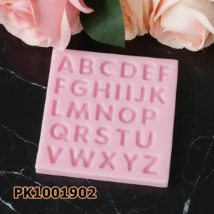 PK1001902 - Silikon Kalıp Mum Kalıbı - Alfabe 2cm