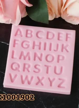 PK1001902 - Silikon Kalıp Mum Kalıbı - Alfabe 2cm