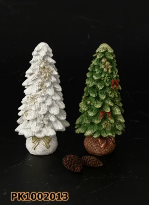 PK1002013 - Silikon Kalıp Mum Kalıbı - Küçük Çam Ağacı