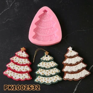 PK1002532 - Silikon Kalıp Mum Kalıbı - Çam Ağacı