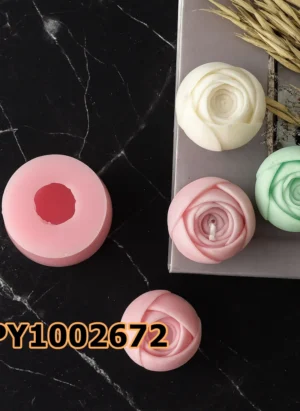 2672 silikon mum kalıbı