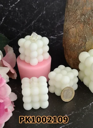 PK1002109 - Silikon Kalıp Mum Kalıbı - Mini Bubble