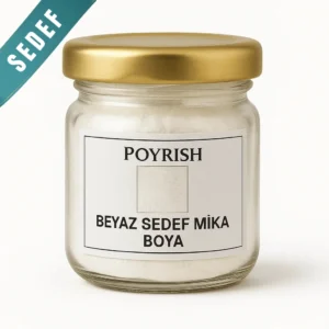 Beyaz Sedef Mika Mum Boyası 10 Gr