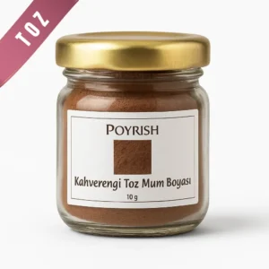 Kahverengi Toz Mum Boyası 10 gr