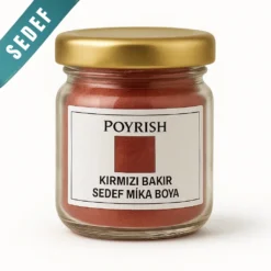 Kırmızı Bakır Sedef Mika Mum Boyası 10 Gr
