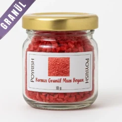 Kırmızı Granül Mum Boyası 10 gr