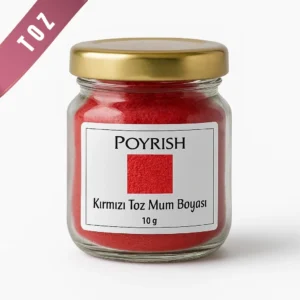 Kırmızı Toz Mum Boyası 10 gr