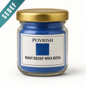 Mavi Sedef Mika Mum Boyası 10 Gr