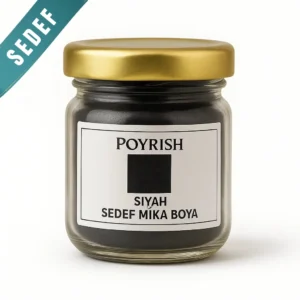 Siyah Sedef Mika Mum Boyası 10 Gr