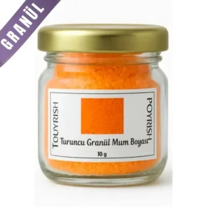 Turuncu Granül Mum Boyası 10 gr