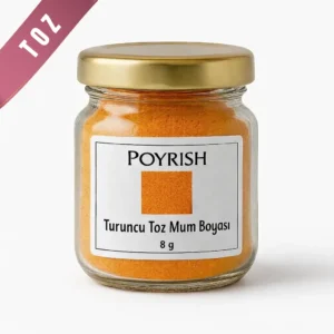 Turuncu Toz Mum Boyası 10 gr