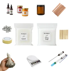 parafin mum yapım seti