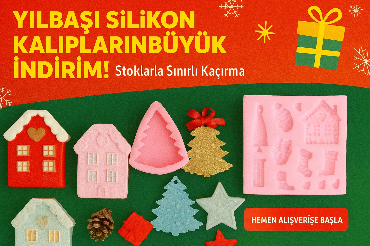 yılbaşı silikon kalıpları