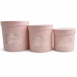 Yuvarlak K8597 Hediye Kutusu 3lü