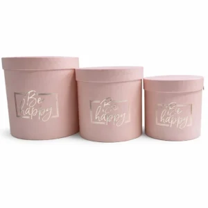 Yuvarlak K8597 Hediye Kutusu 3lü