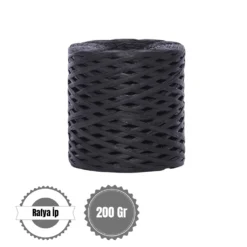Rafya İp 200 gr Siyah