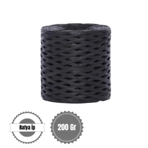 Rafya İp 200 gr Siyah