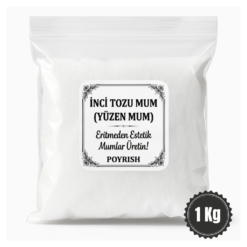 İnci Tozu Mum (Beyaz) 1 Kg - Toz Mum