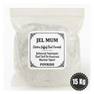 Jel Mum 15 Kg - (Şeffaf Mum)