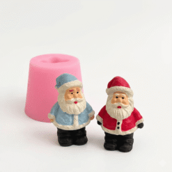 1101 - Silikon Kalıp Mum Kalıbı - Mini Noel Baba