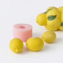 1185 - Silikon Kalıp Mum Kalıbı - Limon Büyük Boy
