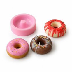 1200 - Silikon Kalıp Mum Kalıbı - Donat