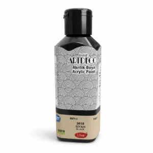 Siyah Akrilik Boya 140 ml.