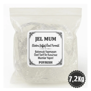 Jel Mum 7,2 Kg - (Şeffaf Mum)