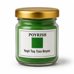 Yeşil Taş Tozu ve Epoksi Boyası 25 Gr.