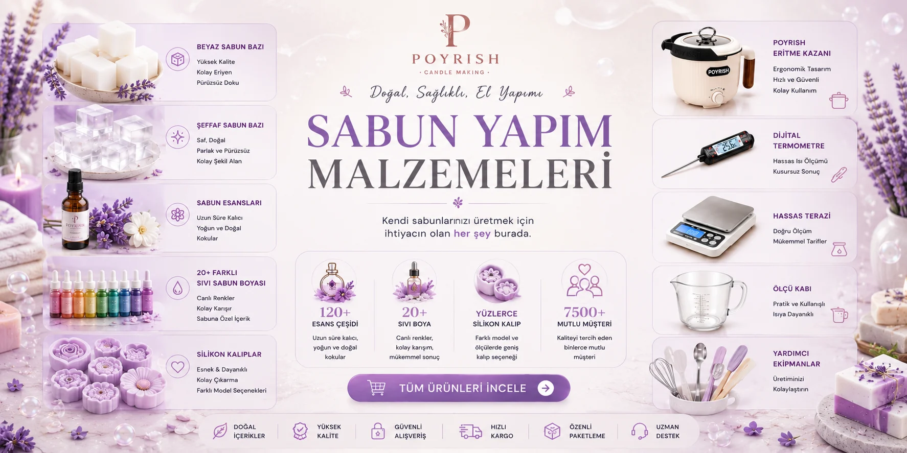 5 mum malzemeleri soya wax parafin mum esansı