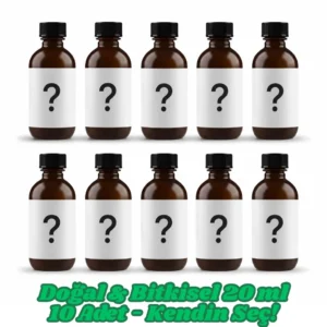 Doğal & Bitkisel Kokular 20 ml. Kendin Seç Esans Seti - 10 Adet