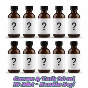 Gurme & Tatlı Kokular 20 ml. Kendin Seç Esans Seti - 10 Adet