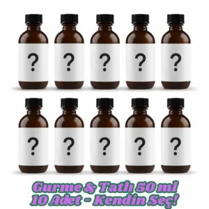 Gurme & Tatlı Kokular 50 ml. Kendin Seç Esans Seti - 10 Adet